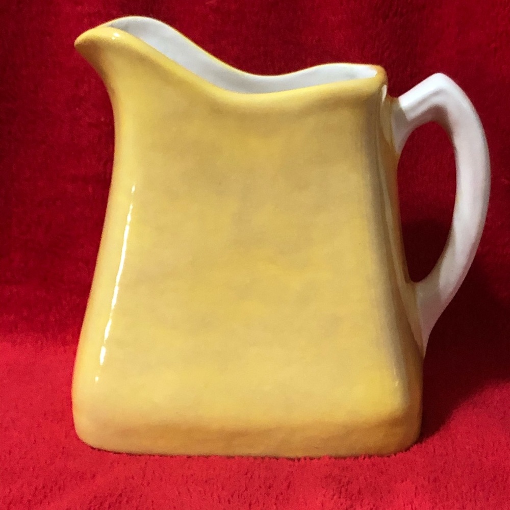 Old Fashioned glazed ceramic Buttermilk Jug
